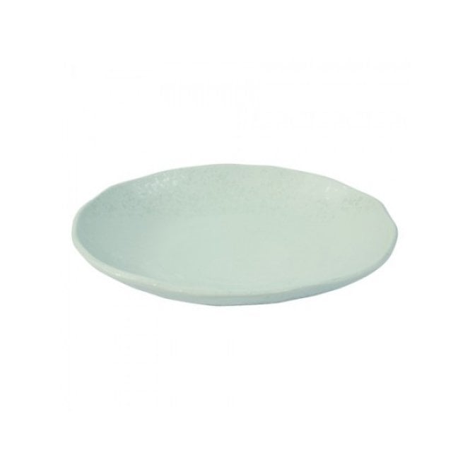Dalebrook Aqua Mineral Crackle Glaze Melamine Plate 300x52mm (Box Of 12)
