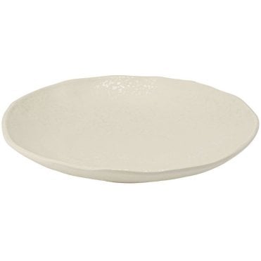 Parchment Mineral Crackle Glaze Melamine Plate 300x52mm (Box Of 12)
