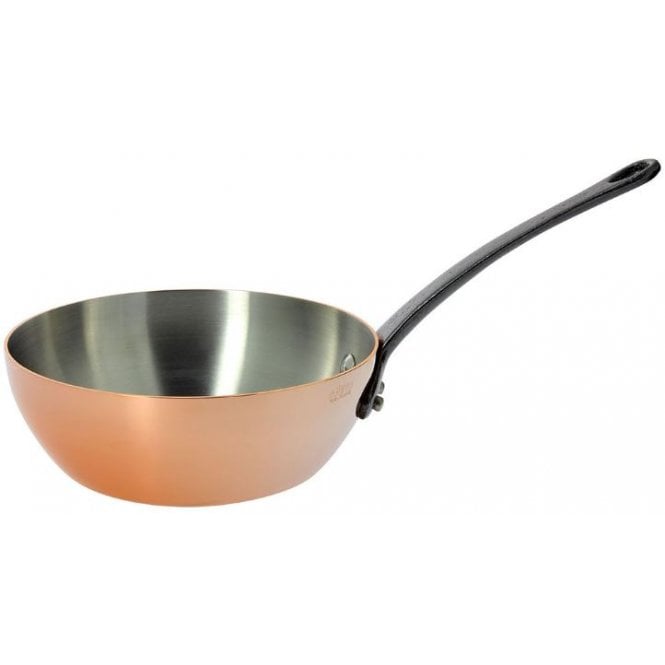 De Buyer  Copper Conical Saute Pan Cast Handle 20cm / 1.7L