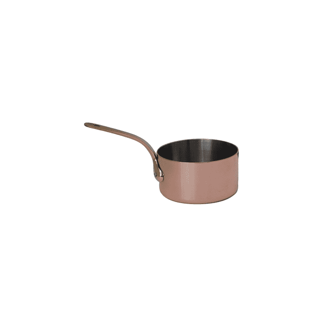 De Buyer  Copper Saucepan Brass Handle - 10cm