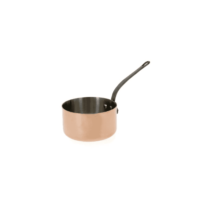 De Buyer  Copper Saucepan Cast Handle - 16cm / 1.8L