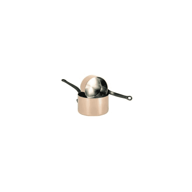 De Buyer  Copper Saucepans Cast Handles - Set Of 5 - 12/20cm