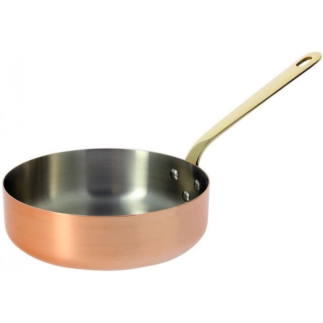 De Buyer  Copper Saute Pan Brass Handle - 20cm / 1.8L