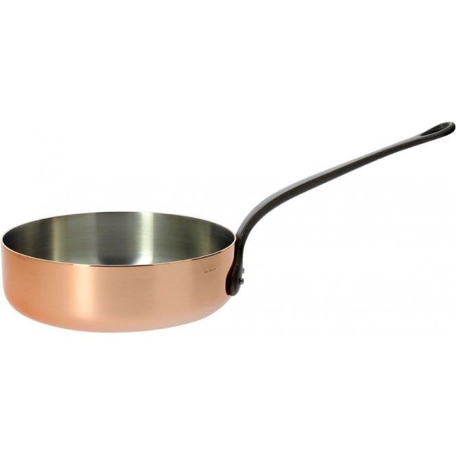 De Buyer  Copper Saute Pan Cast Handle - 24cm / 3.1L