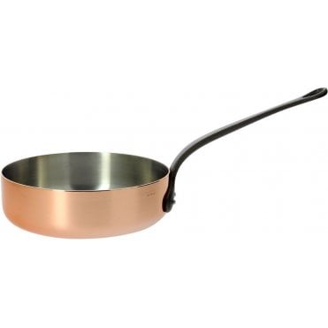 De Buyer Copper Saute Pan Cast Handle - 28cm / 4.9L