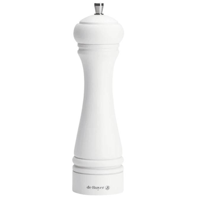 De Buyer Java Salt Mill 47 Matte White 21cm