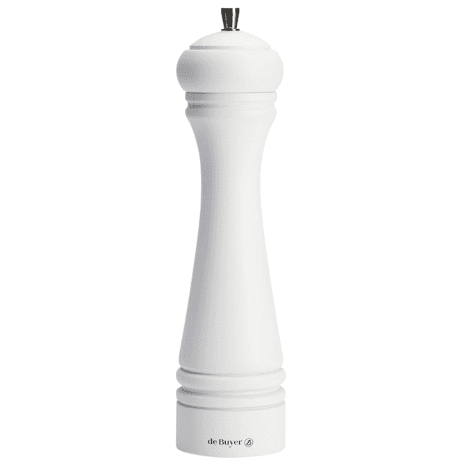 De Buyer Java Salt Mill 49 Matte White 25cm