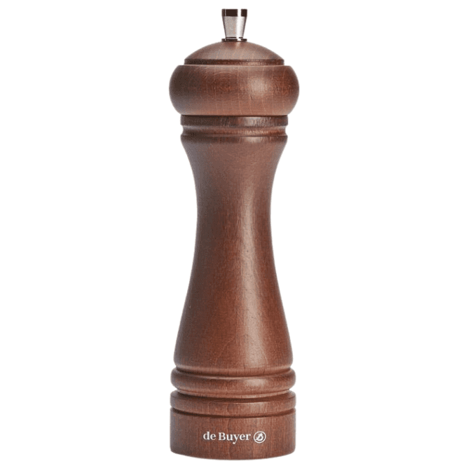 De Buyer Java Salt Mill Dark Wood 18cm