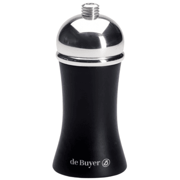 Marlux 11cm Valse Pepper Mill Ebony & Silver