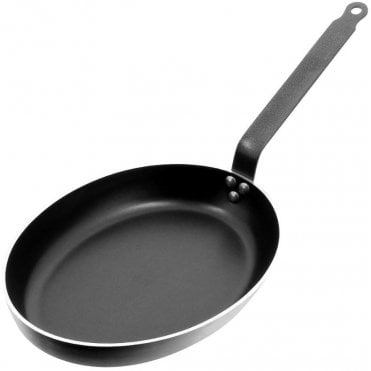 De Buyer Non Stick Oval Frypan 36cm Choc 5 Resto Induction