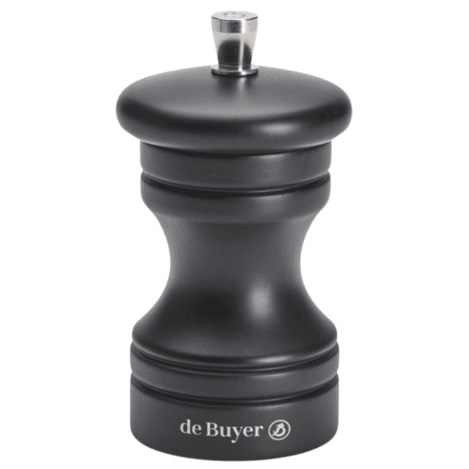 De Buyer Paso Salt Mill Matt Black 10cm