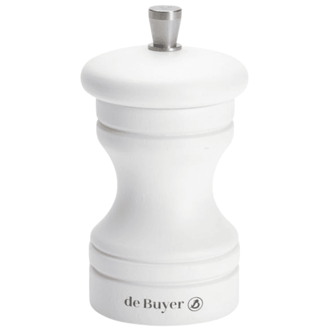 De Buyer Paso Salt Mill Matt White 10cm