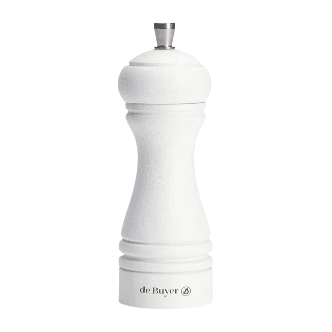 De Buyer Salt Mill Matt White 14cm Marlux Java (Box Of 6)