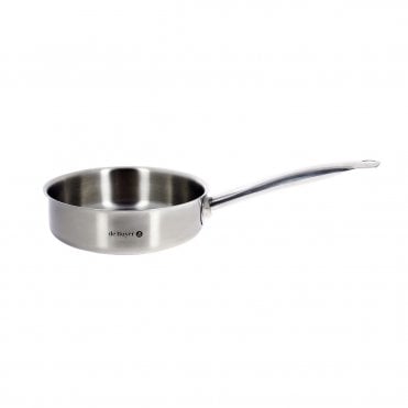 Stainless Steel Straight Side Saute Pan Prim'appety 28cm