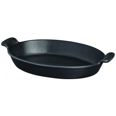 Oval Dish Black 27.5cm/1.2L