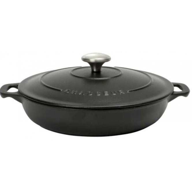 Dexam Round Serving Casserole Black 30cm/2.5L