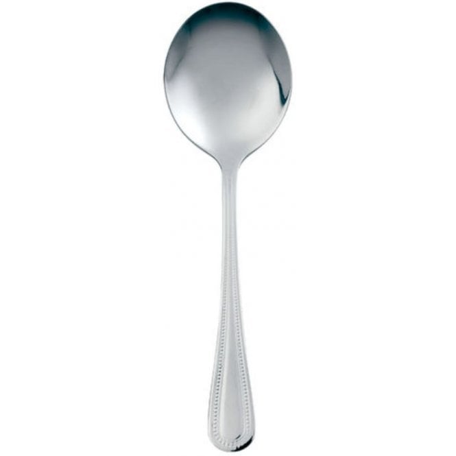 DPS Tableware Bead Soup Spoon 18/0 (Pack Of 12)