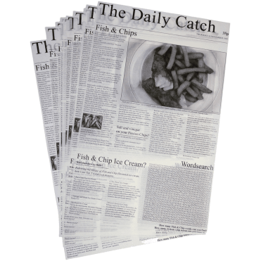 Daily Catch Greaseproof Paper  25.5cm X 40.5cm 10x16" (Box of 500 sheets)