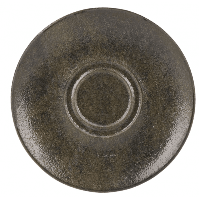 DPS Tableware Ebony Double Well Saucer -16cm/6¼