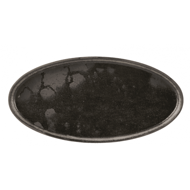 DPS Tableware Ebony Oval Platter - 26cm / 10