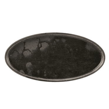 Ebony Oval Platter - 26cm / 10" (Box of 12)
