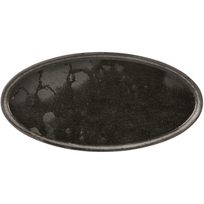 DPS Tableware Ebony Oval Platter - 32cm/12½