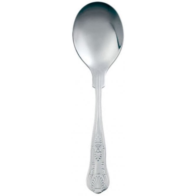 DPS Tableware Kings Soup Spoon 18/0 (Pack Of 12)