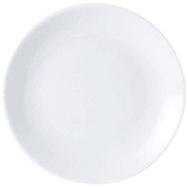 Porcelite Coupe Shaped Plate 26cm/10" (Box Of 6)