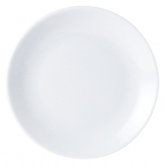 DPS Tableware Porcelite Coupe Shaped Plate 30cm/12