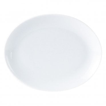 Porcelite Oval Plate 28cm/11" (Box Of 6)