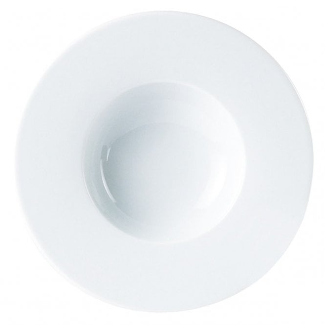 DPS Tableware Porcelite Wide Rim Pasta Plate 22cm / 9