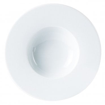 Porcelite Wide Rim Pasta Plate 22cm / 9" (Box Of 6)