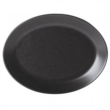 Seasons Oval Plate 12" / 30cm Graphite (Box Of 6)
