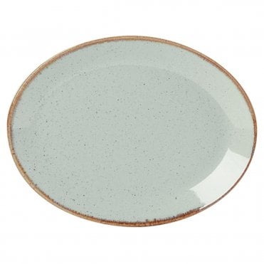 Seasons Oval Plate 12" / 30cm Stone (Box Of 6)