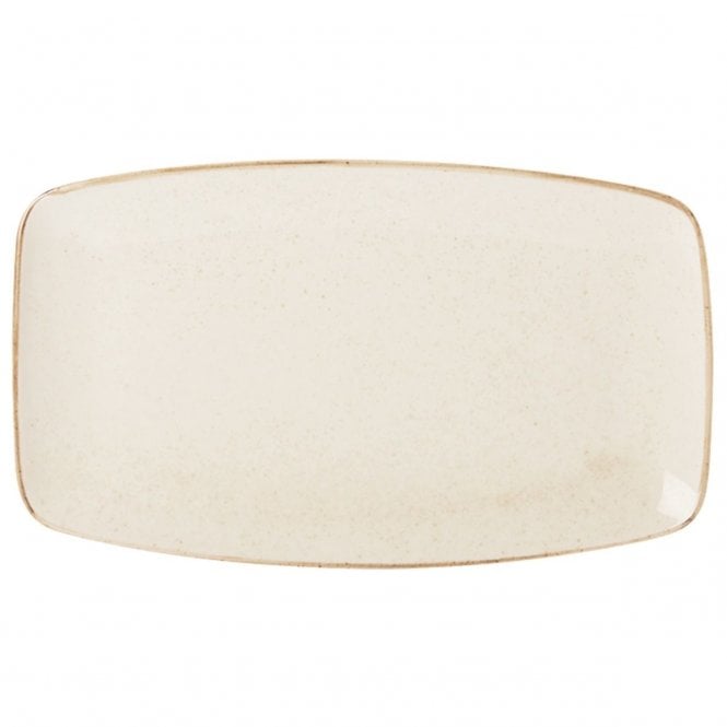 DPS Tableware Seasons Rectangular Plate 31 X 81 Cm Oatmeal (Box Of 6)