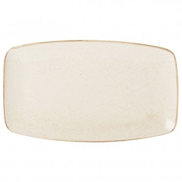 Seasons Rectangular Plate 31 X 81 Cm Oatmeal (Box Of 6)