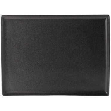 Seasons Rectangular Platter 35 X 26cm Graphite (Box Of 6)
