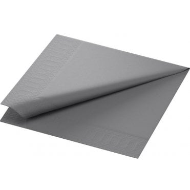Duni Dinner Napkin 40cm Granite Grey (Box Of 1000)
