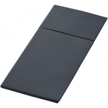 Duniletto Cutlery Pocket 40x48cm Black (Box Of 200)