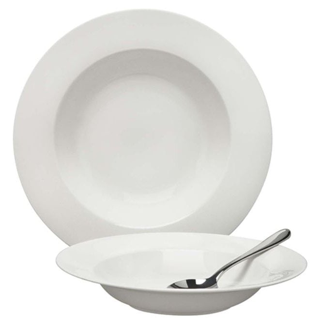 Elia Tableware Glacier Rimmed Soup Bowl 24cm/9.75