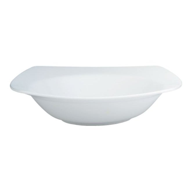 Elia Tableware Glacier Square Rimmed Pasta Bowl 25cm/10