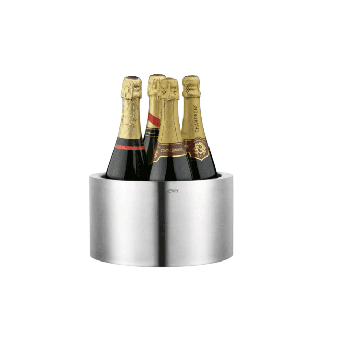 Elia Tableware Large Cooler, Satin Stainless Steel 