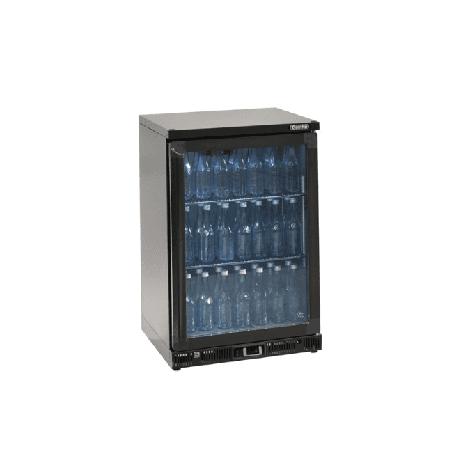 Gamko Bottle Cooler with Single Hinged Door 150Ltr Black
