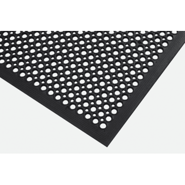 Black Floor Matting 1.5m x 1m (58x39") Ramped