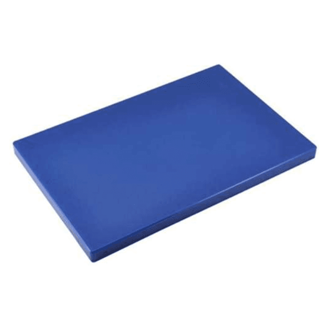 Genware Blue Cutting Board 18x12x1