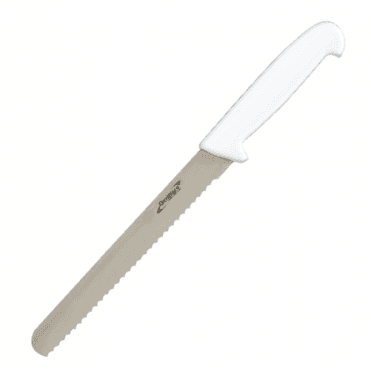 Bread Knife 20cm / 8" White Handle