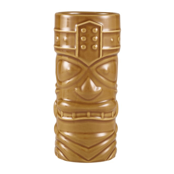 Genware Brown Tiki Mug 40cl/14oz 16.5x7.5cm (Box Of 12)