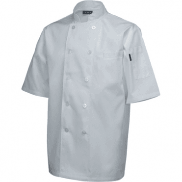 Button Jacket Double Breasted Short Sleeve X-large