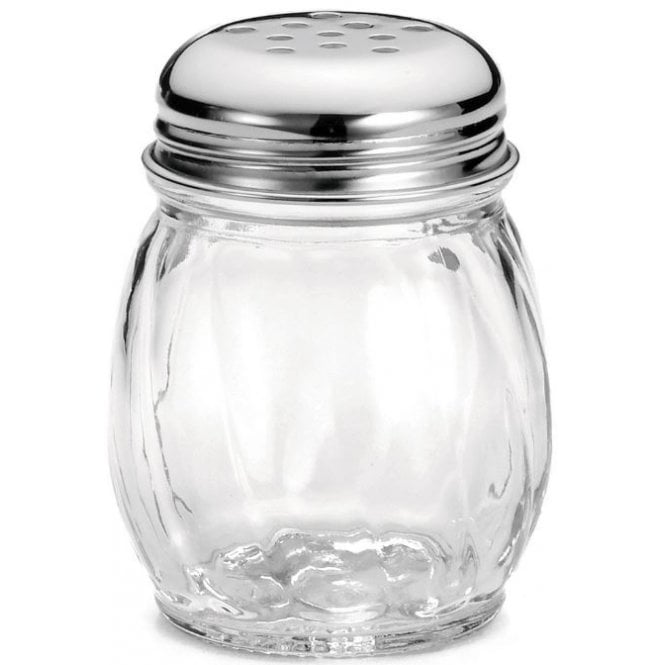 Genware Cheese Shaker Chrome Top 170ml / 6oz (Box Of 12)