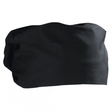 Chefs Beanie Hat Black With Air Vents